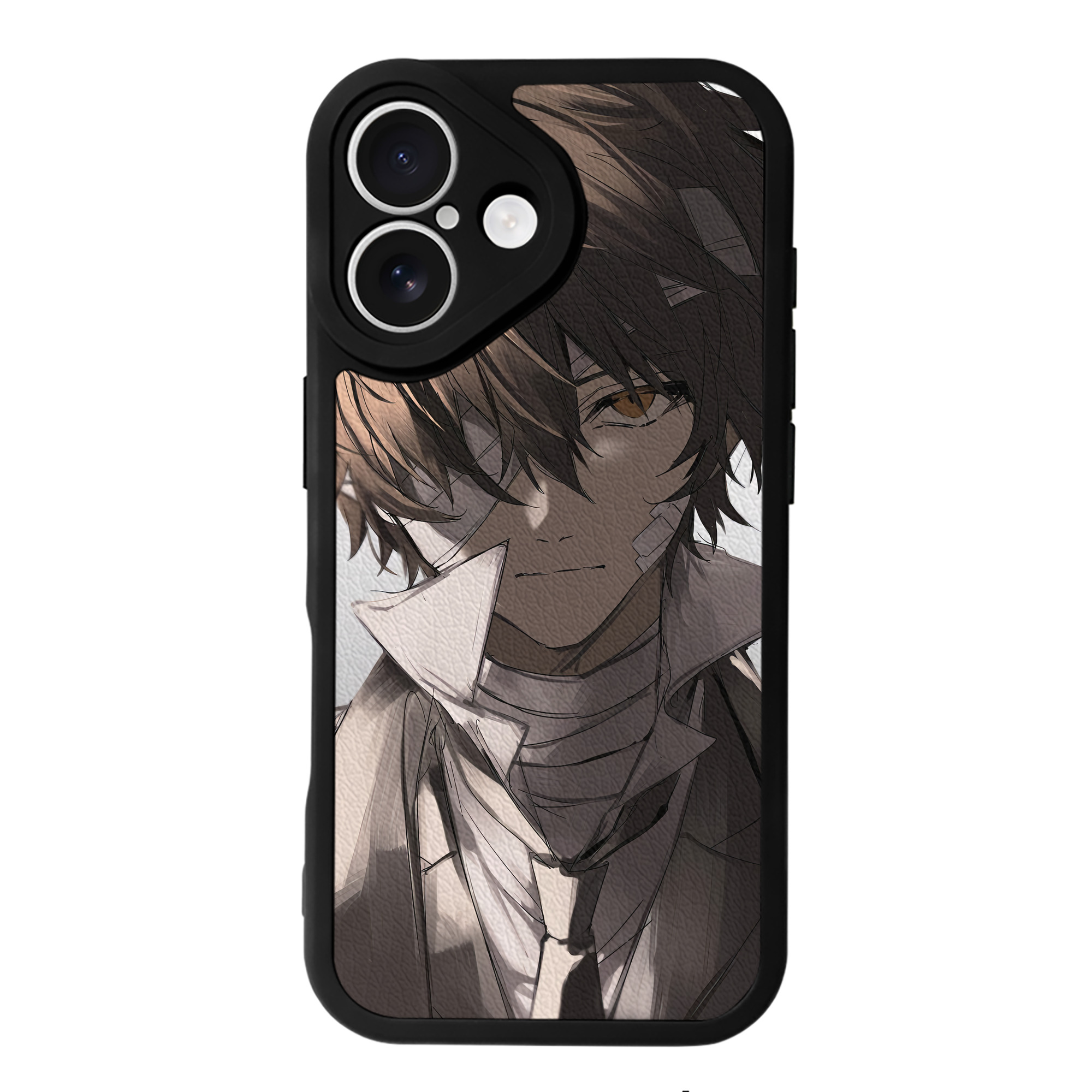 （画像用） 文豪ストレイドッグス Bungo Stray Dogs 【iPhone 16シリーズ対応】シリコンスマホケース（レザー調） 材質：シリコン